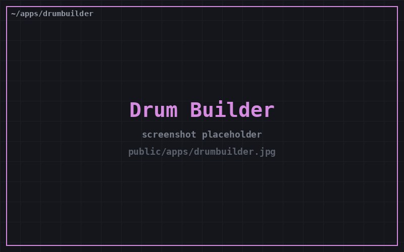 Drum Builder — screenshot