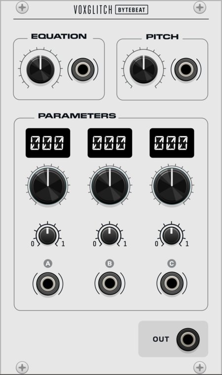 Byte Beat front panel