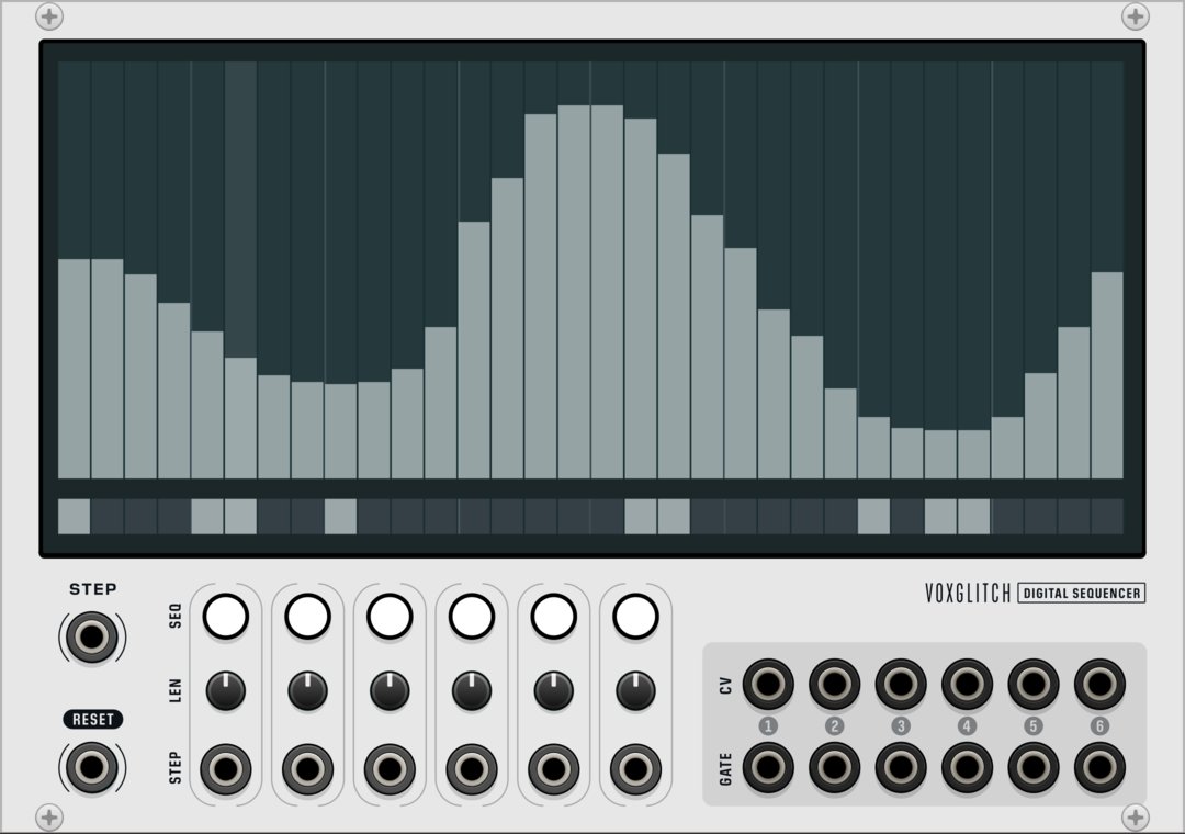 Digital Sequencer front panel