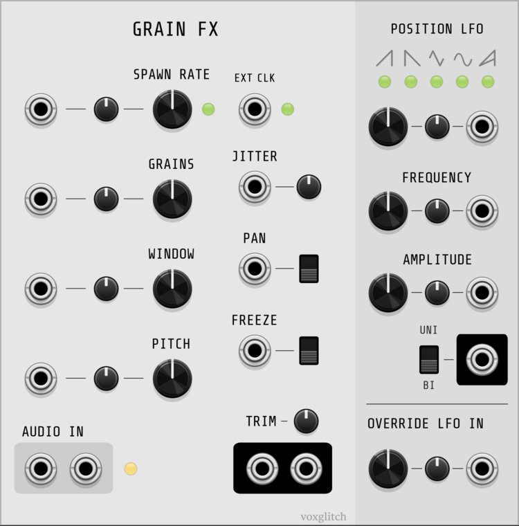 Grain Fx front panel
