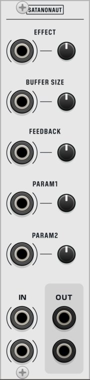 Satanonaut front panel