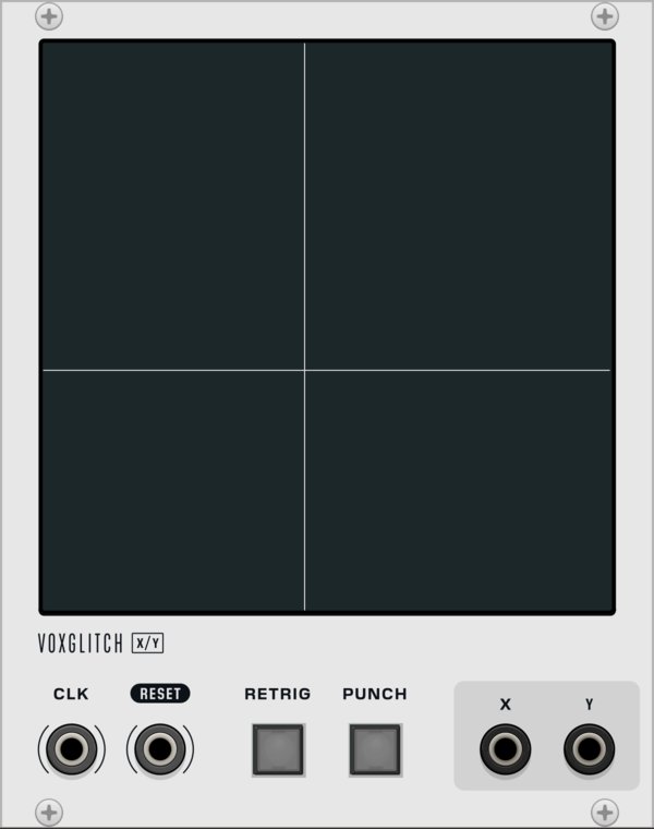 XY Controller front panel